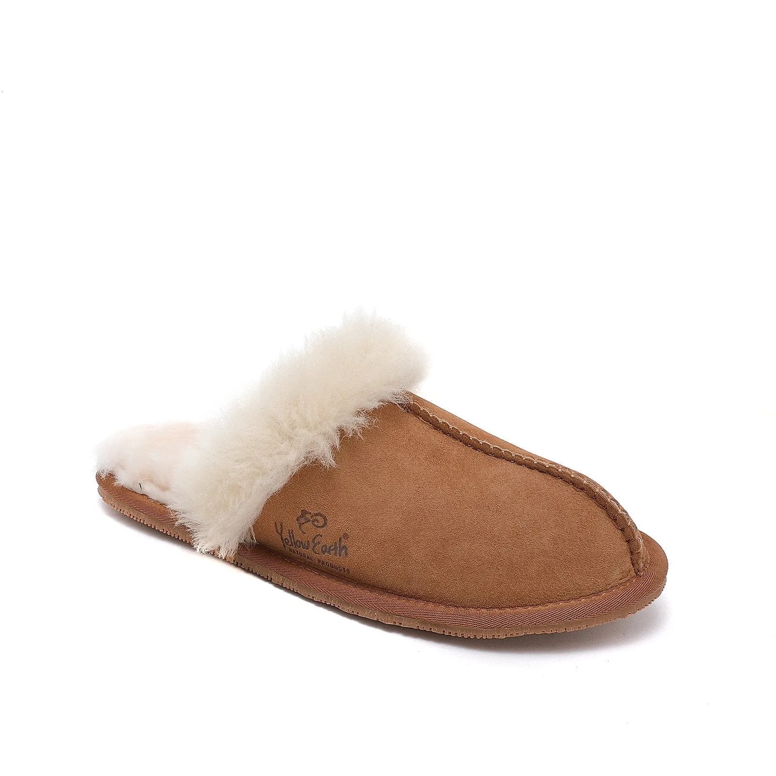 Women's Scuff - Australian Sheepskin UGG Slippers - Flexible Rubber Sole